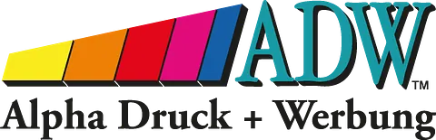 ADW Alpha Druck + Werbung Logo