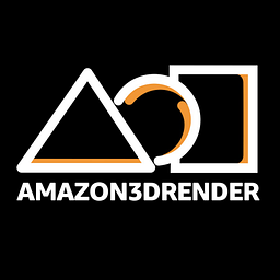 Amazon 3D Render Logo