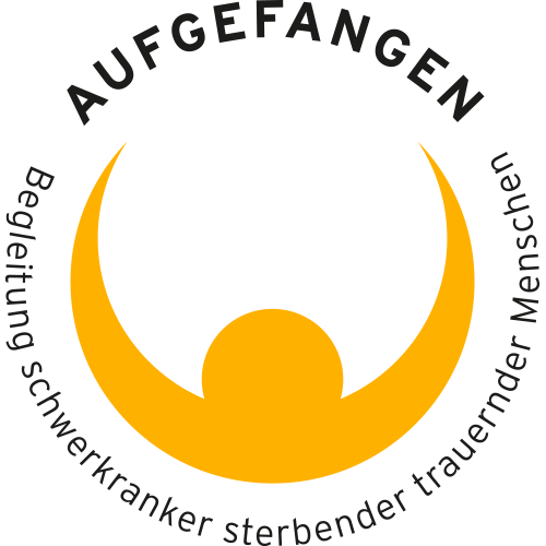 Aufgefangen" Ambulanter Hospizdienst Logo