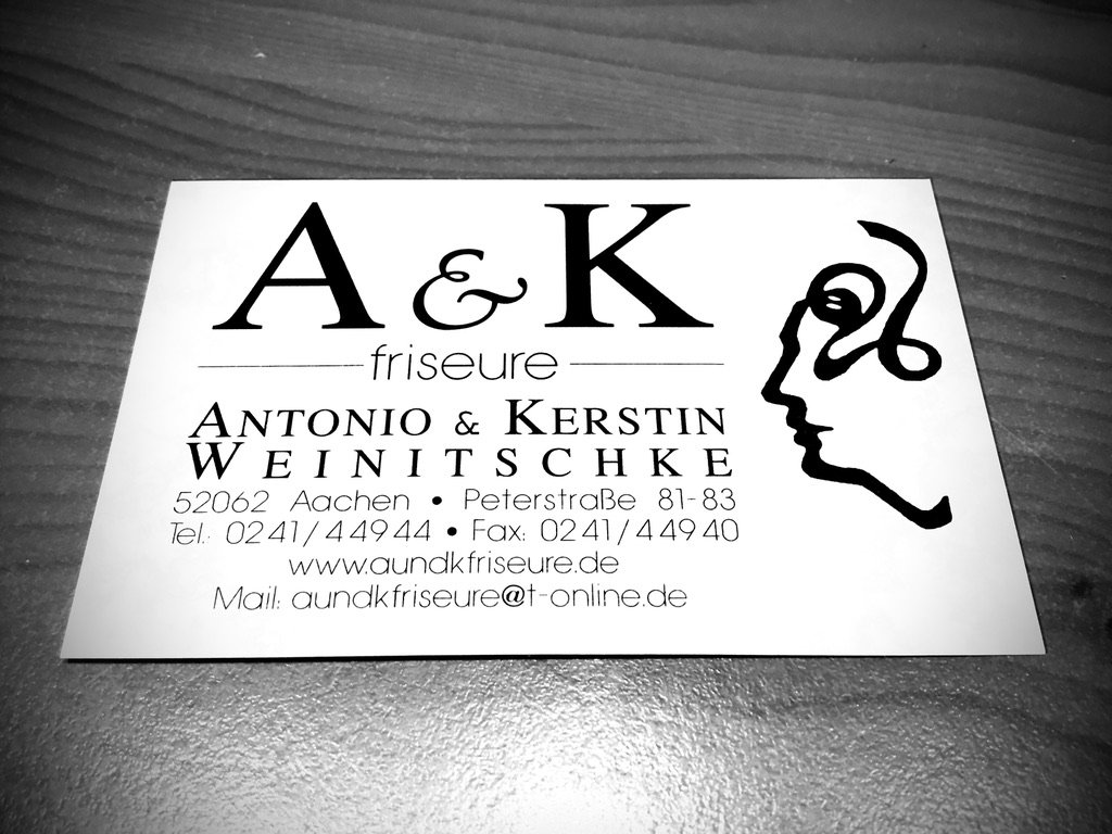 A & K Friseure Antonio u. Kerstin Weinitschke Logo