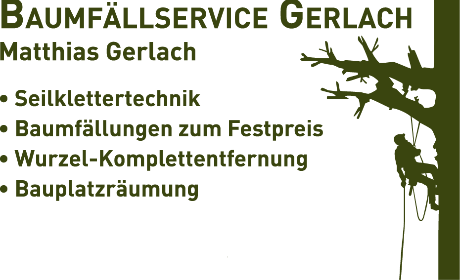 Gerlach Matthias Baumfällungen Logo