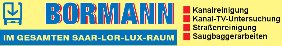 Bormann Susanne e.Kfr. Kanalreinigung Logo