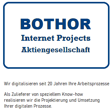 BOTHOR Internet Projects AG Logo