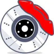 Bremssattel Aufkleber Logo