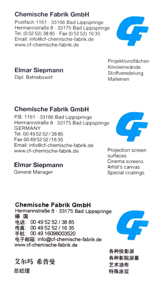 Chemische Fabrik GmbH Logo