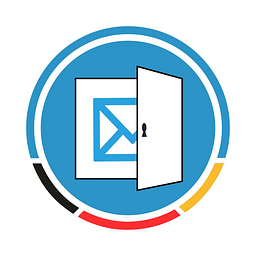 Deutsche Postfach Adresse Logo