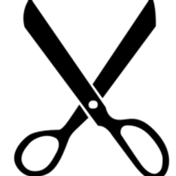 Stoff u. Stoffe Die Schere Logo