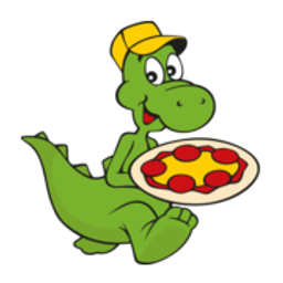 Dino's Pizza Service Logo