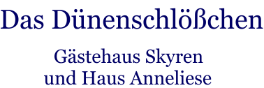 Dünenschlößchen Bruns-Strenge Klaus und Sandra Logo
