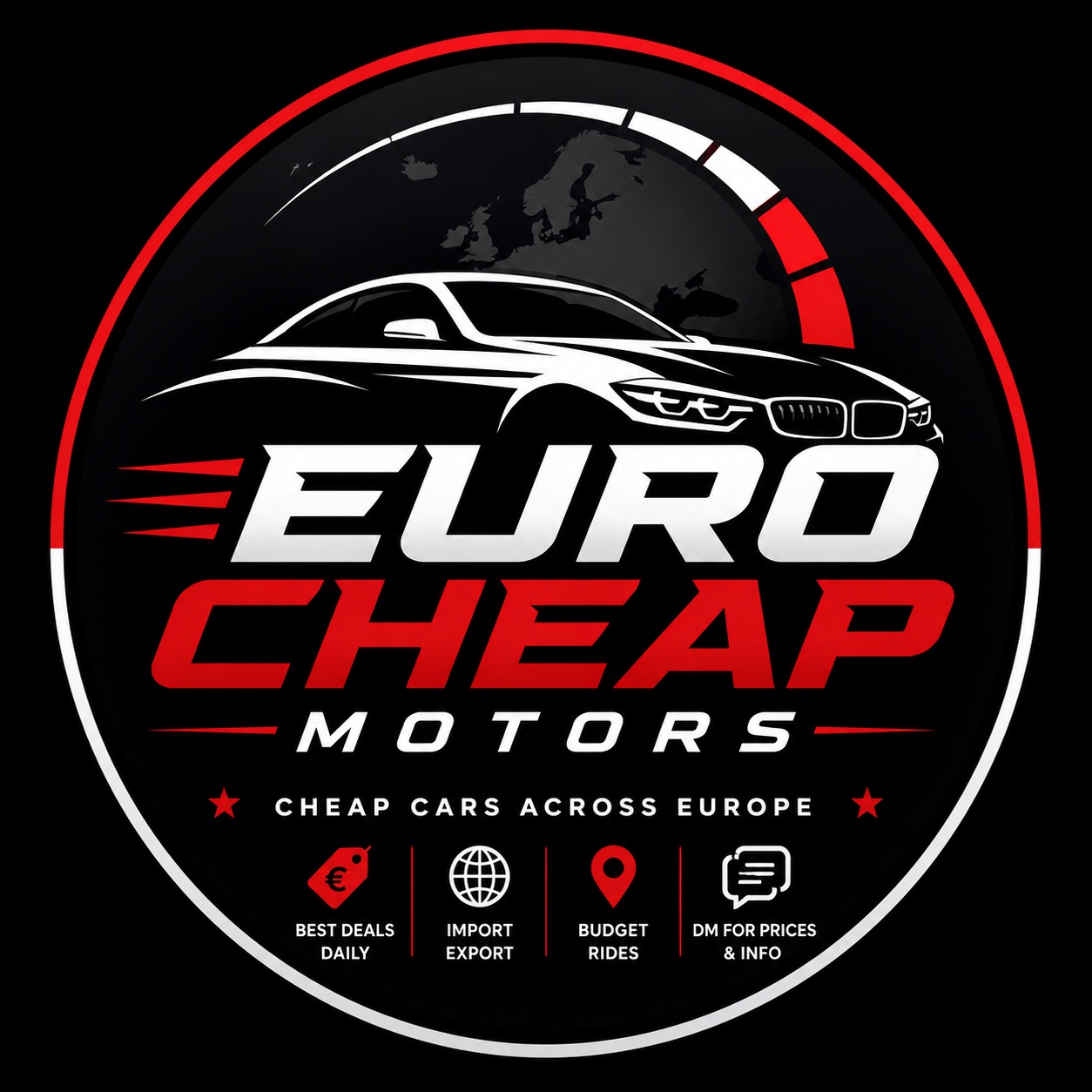 Eurocheapmotors Netlify Logo