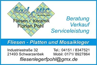 Bad & WC Fliesen Keramik Inh. Florian Pohl Logo