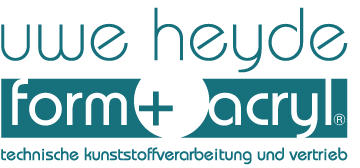 Uwe Heyde form + acryl GmbH Kunststoffbe- u. -verarbeitung Logo