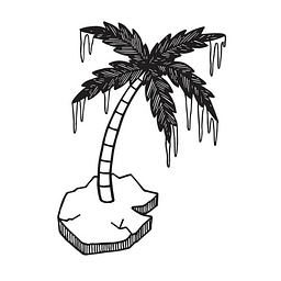 Frozen Palm Tree Logo