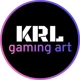 KRL gaming art Logo