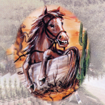 Crazy Horse" am Tierpark Logo