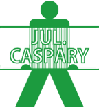 Caspary Jul. Bauglaserei Logo