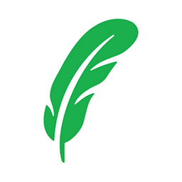Green Feathers Logo