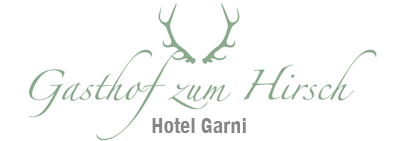 Hirsch Fremdenzimmer, Fam. Grüninger-Moser Logo