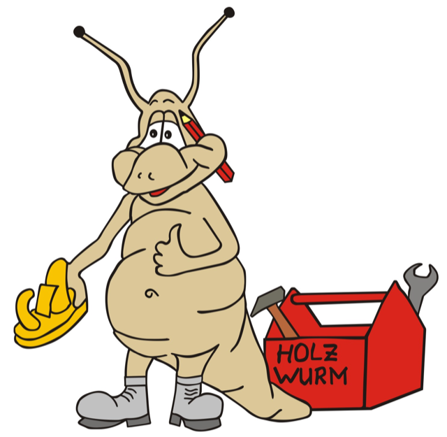 Ihr Holzwurm, Christian Nens Tischlerei Logo