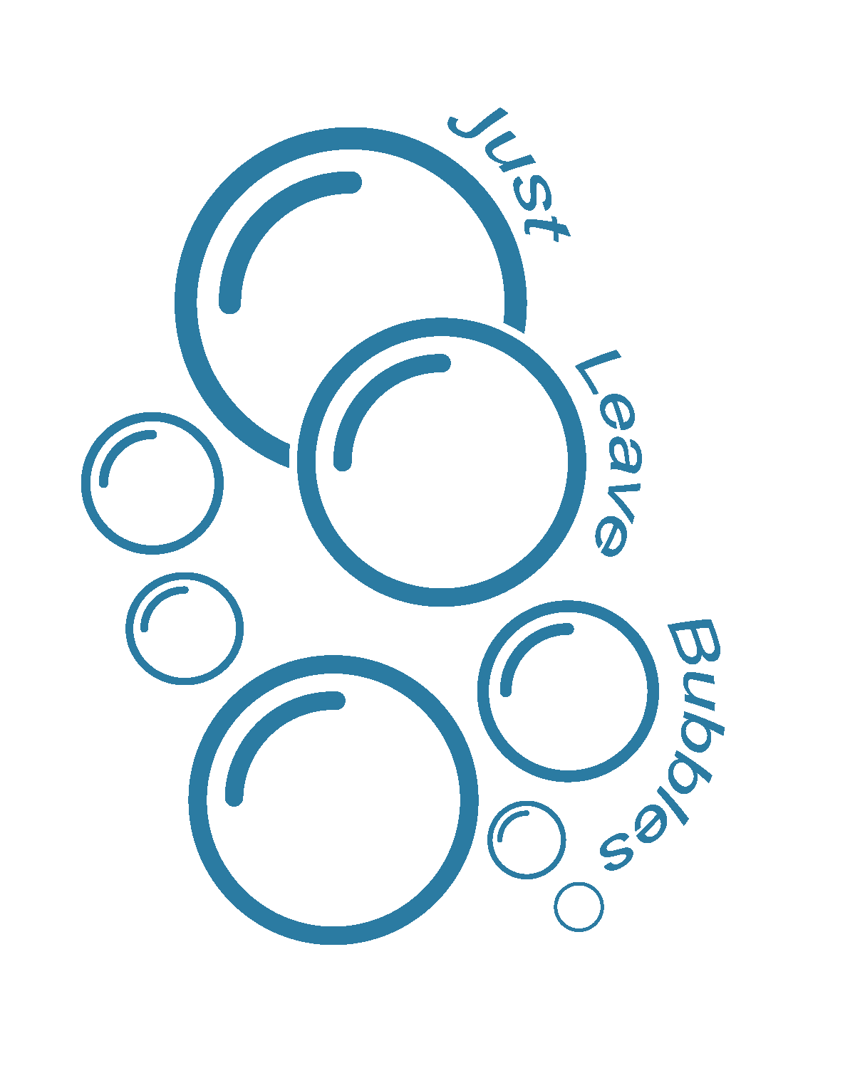 Just Leave Bubbles - Tauchschule Sabine Schmidt Logo