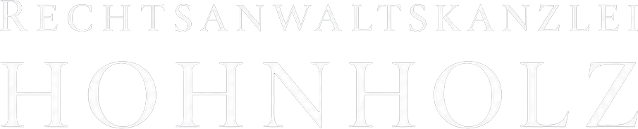 Hohnholz Axel Rechtsanwalt Logo