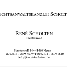 RECHTSANWALTSKANZLEI SCHOLTEN Logo