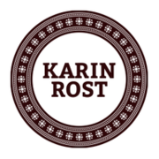 Rost Karin Holzmosaike für Musikinstrumente Logo