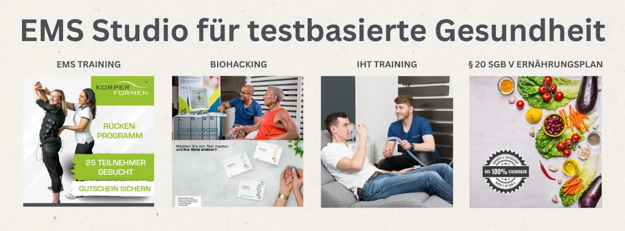 KA¶rperformen Hameln EMS-Gesundheitsstudio Logo