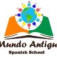 Mundo Antiguo Spanish school Logo