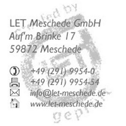 LET Meschede GmbH Logo