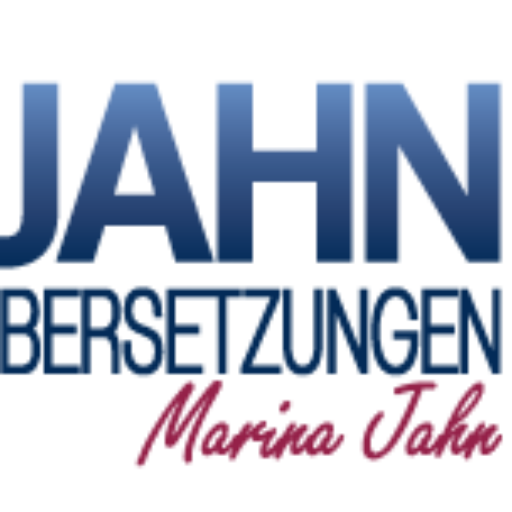 Jahn Marina Dipl.-Übersetzerin Beglaubigte Übersetzungen für Englisch und Russisch Logo