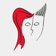 Friseur Salon Mirrorcut Logo