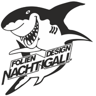 Nachtigall Folien-Design Logo