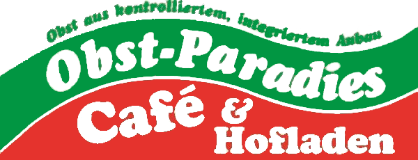 Obst-Paradies Cafe und Hofladen Landwirtschaft Logo
