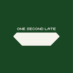 One Second Late Logo