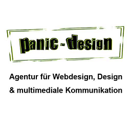 panic-design - Webdesign, Design & multimediale Kommunikation Logo