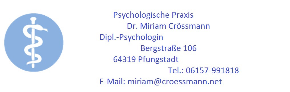 Crössmann Miriam Dipl.-Psych. Psychologische Praxis Logo