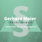 Gerhard Maier Rechtsanwalt, Fachanwalt für Verwaltungsrecht Logo
