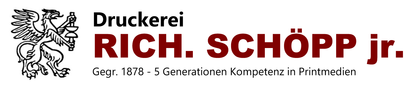 Richard Schöpp jun. Druckerei Logo
