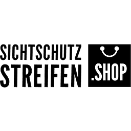 Sichtschutz Streifen Logo
