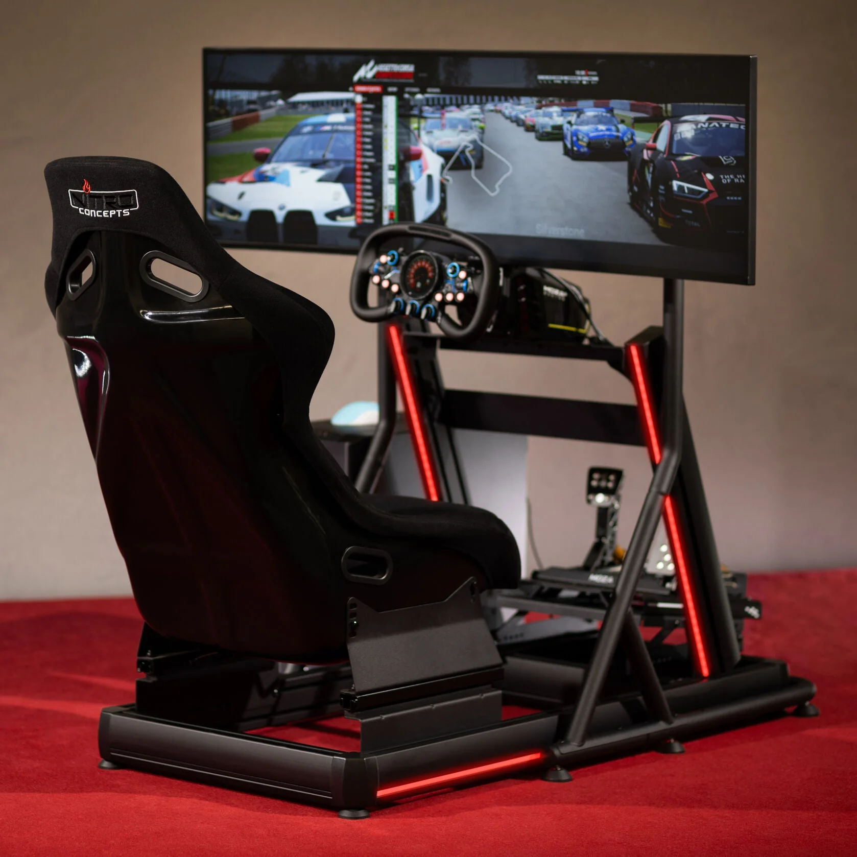 Simracer. Logo