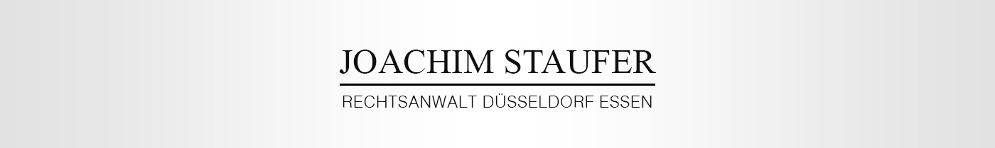 Staufer Joachim Rechtsanwalt Logo