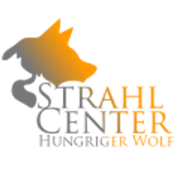 Strahlcenter Hungriger Wolf Logo