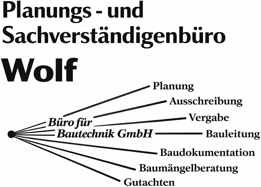 Planungs- u. Sachverständigen Büro Wolf Logo
