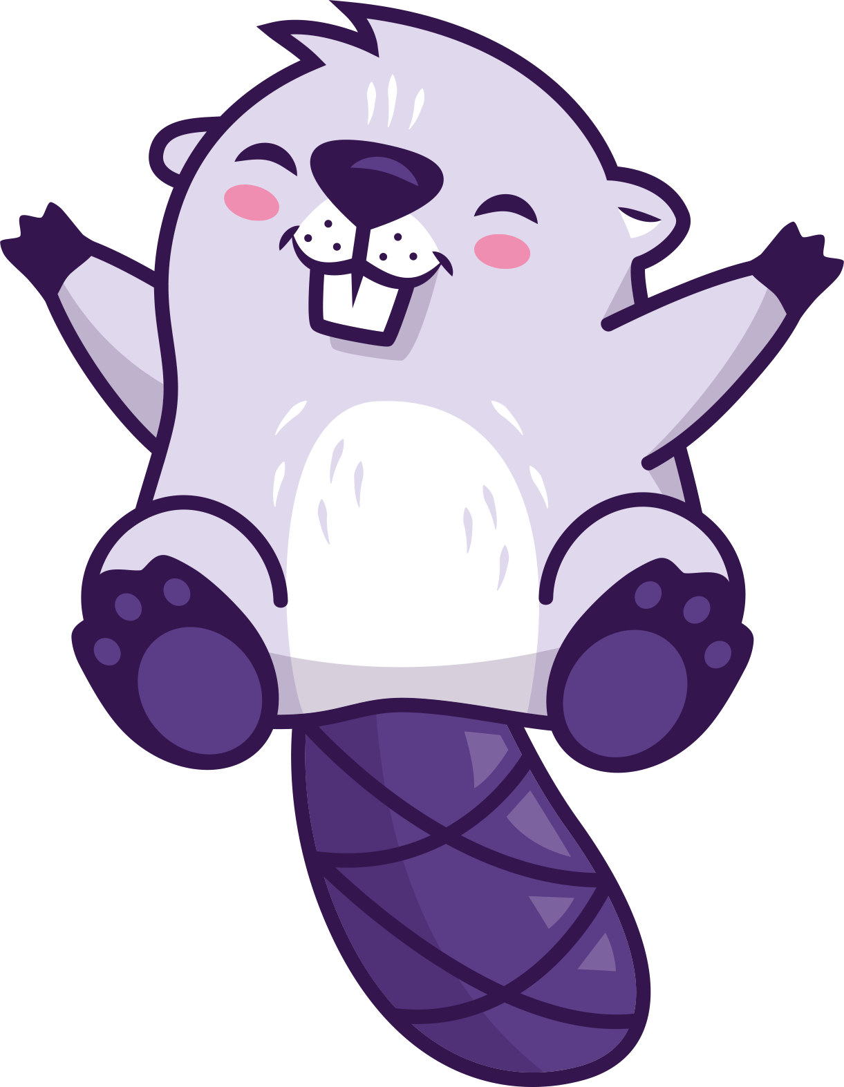 The Happy Beavers Logo