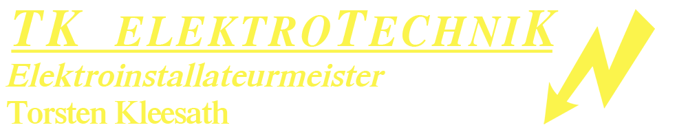 Kleesath Torsten Elektroinstallateurmeister Logo