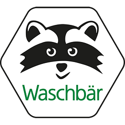 waschbaer. Logo