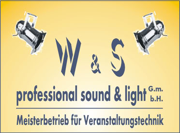 W & S professional sound & light GmbH Veranstaltungstechnik Logo