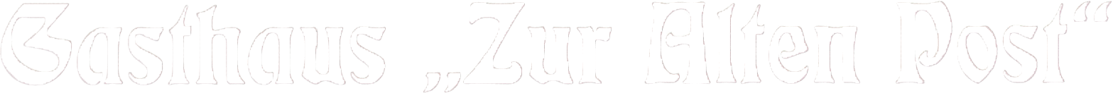 Zur Alten Post" Gaststätte u. Restaurant Logo